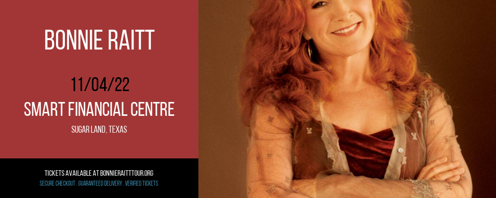 Bonnie Raitt at Bonnie Raitt Tour tickets Bonnie Raitt at Bonnie Raitt Tour