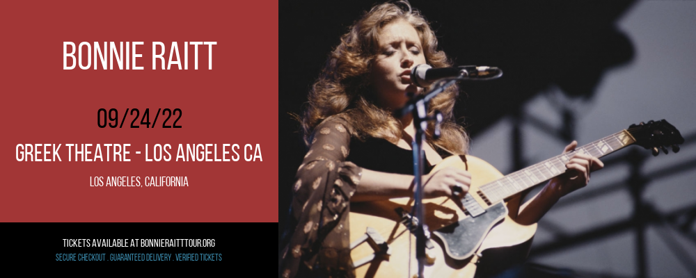 Bonnie Raitt at Bonnie Raitt Tour tickets Bonnie Raitt at Bonnie Raitt Tour