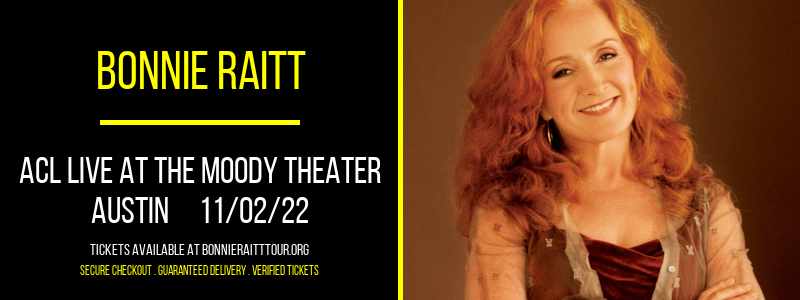 Bonnie Raitt at Bonnie Raitt Tour tickets Bonnie Raitt at Bonnie Raitt Tour