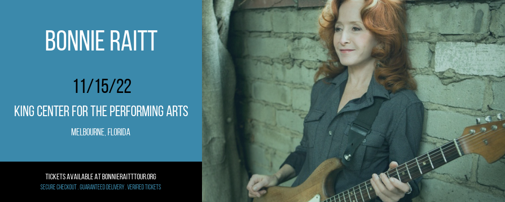 Bonnie Raitt at Bonnie Raitt Tour tickets Bonnie Raitt at Bonnie Raitt Tour