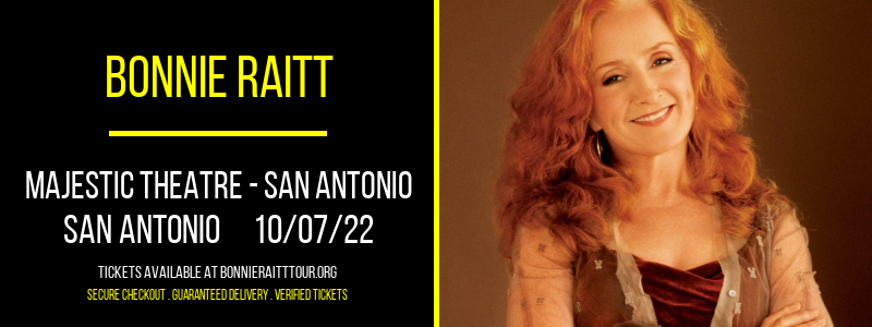Bonnie Raitt at Bonnie Raitt Tour tickets Bonnie Raitt at Bonnie Raitt Tour