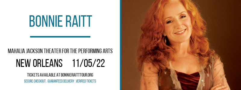 Bonnie Raitt at Bonnie Raitt Tour tickets Bonnie Raitt at Bonnie Raitt Tour