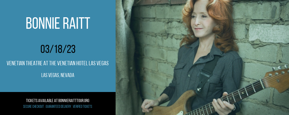 Bonnie Raitt at Bonnie Raitt Tour tickets Bonnie Raitt at Bonnie Raitt Tour