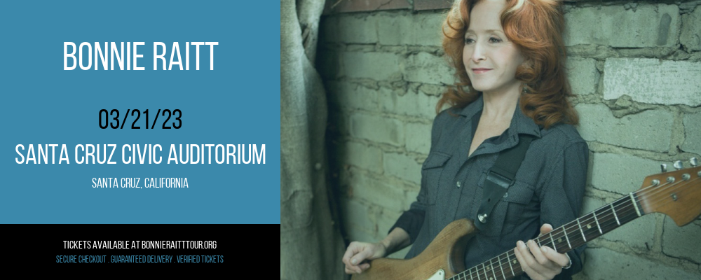 Bonnie Raitt at Bonnie Raitt Tour tickets Bonnie Raitt at Bonnie Raitt Tour