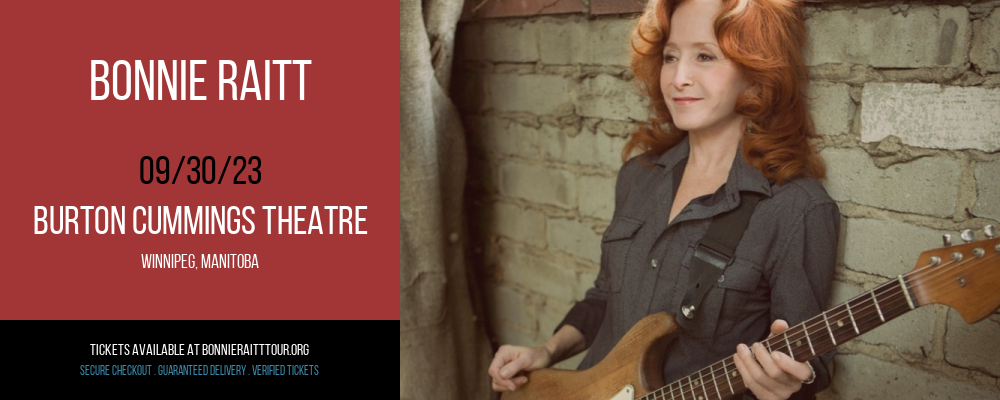 Bonnie Raitt at Bonnie Raitt Tour tickets Bonnie Raitt at Bonnie Raitt Tour