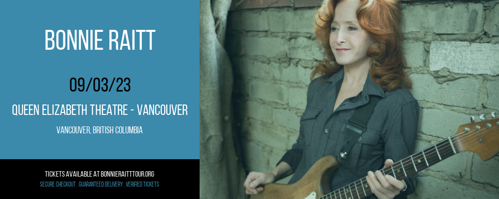 Bonnie Raitt at Bonnie Raitt Tour tickets Bonnie Raitt at Bonnie Raitt Tour