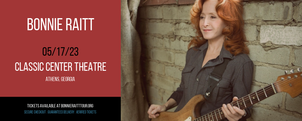 Bonnie Raitt at Bonnie Raitt Tour tickets Bonnie Raitt at Bonnie Raitt Tour